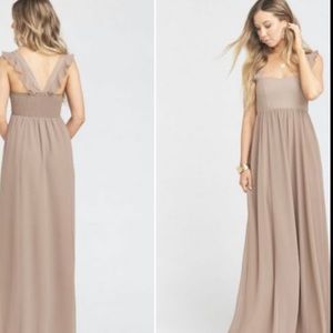 Show Me Your MuMu Dusty Pink Maxi Dress